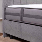 Κρεβάτι με Αποθηκευτικό Χώρο Waverly Bed Set Stripe 160x200 / Light Grey